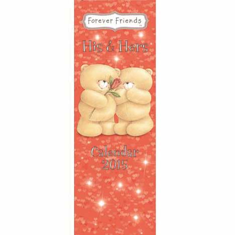 Forever Friends His & Hers Slim Calendar 2015